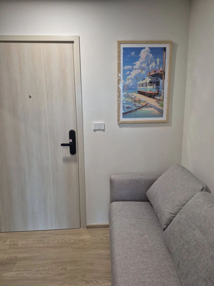ให้เช่าคอนโด Kave Luminous บางมด  1 Bedroom Exclusive ชั้น 6 วิวหน้าคอนโด ลมเย็น สบาย ครบจบที่นี่ จองเลย