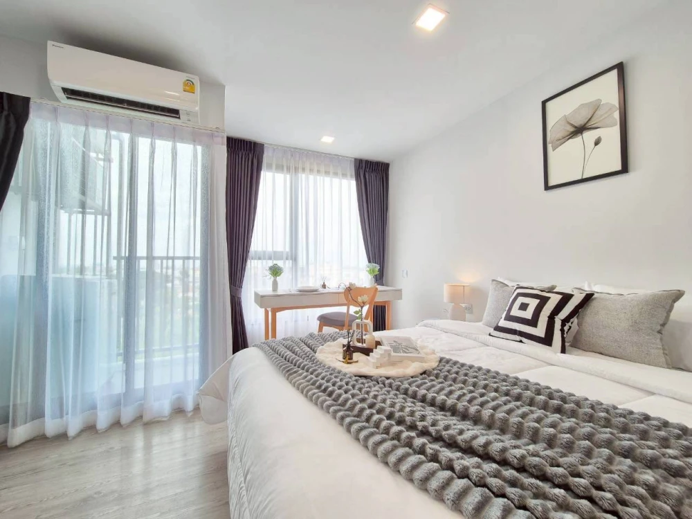 ให้เช่าคอนโด Kave seed kaset ห้องน่าอยู่ เฟอร์ เครื่องใช้ไฟฟ้าครบ มาแต่ตัวเข้าอยู่ได้เลย อย่าพลาด