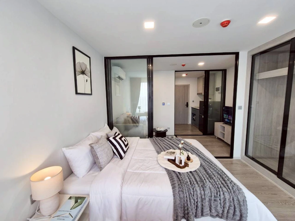 ให้เช่าคอนโด Kave seed kaset ห้องน่าอยู่ เฟอร์ เครื่องใช้ไฟฟ้าครบ มาแต่ตัวเข้าอยู่ได้เลย อย่าพลาด