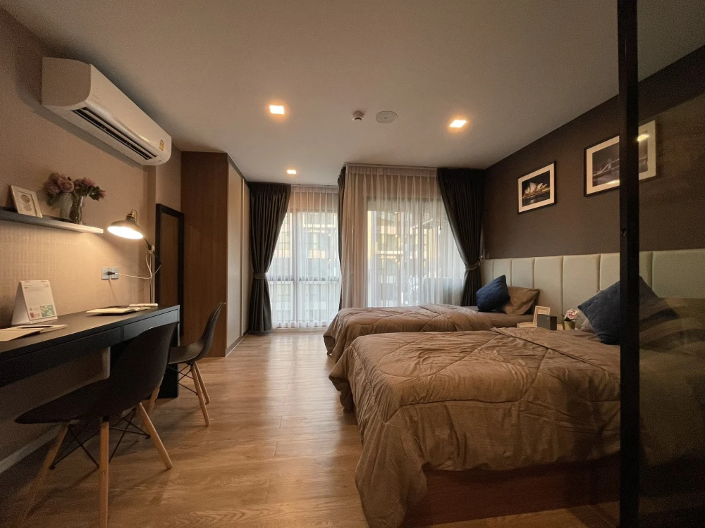 ให้เช่าคอนโด Kave town space ห้องมุมสูง กว้างใหญ่ โปร่งสบาย วิวสวนมองสีเขียวสบายตา ห้องเย็นสบาย ไม่โดนแดด จองเลย