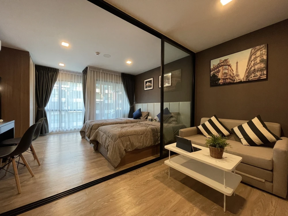 ให้เช่าคอนโด Kave town space ห้องมุมสูง กว้างใหญ่ โปร่งสบาย วิวสวนมองสีเขียวสบายตา ห้องเย็นสบาย ไม่โดนแดด จองเลย