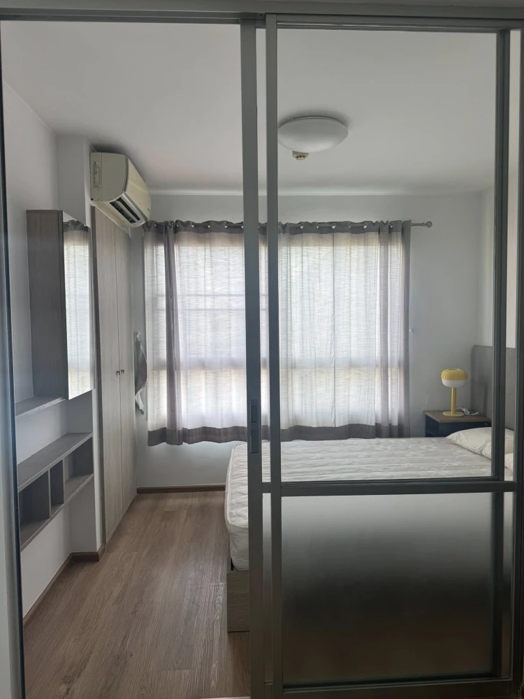 ให้เช่าคอนโด Lumpini Ville On Nut-Lat Krabang 2 ห้องกั้นแยกเป็นสัดส่วน แบ่งโซนลงตัว ราคาคุ้ม ย้ายเลย