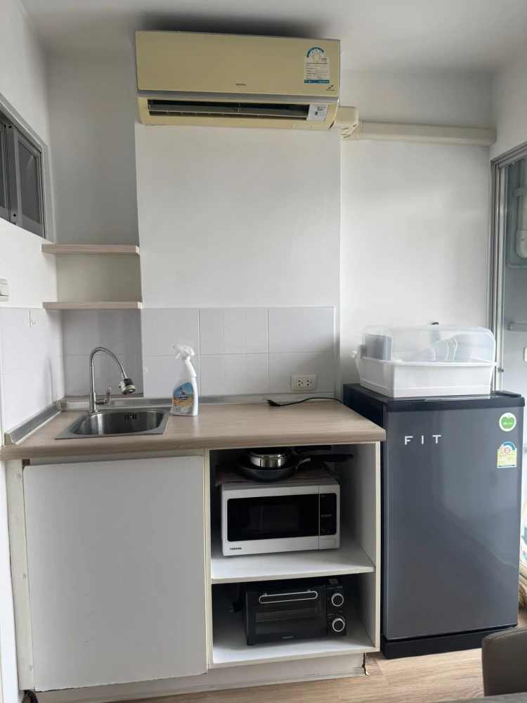 ให้เช่าคอนโด Lumpini Ville On Nut-Lat Krabang 2 ห้องกั้นแยกเป็นสัดส่วน แบ่งโซนลงตัว ราคาคุ้ม ย้ายเลย