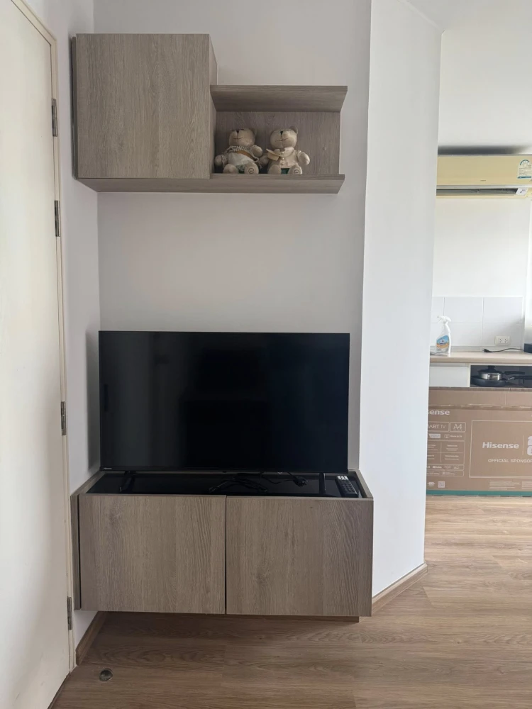 ให้เช่าคอนโด Lumpini Ville On Nut-Lat Krabang 2 ห้องกั้นแยกเป็นสัดส่วน แบ่งโซนลงตัว ราคาคุ้ม ย้ายเลย