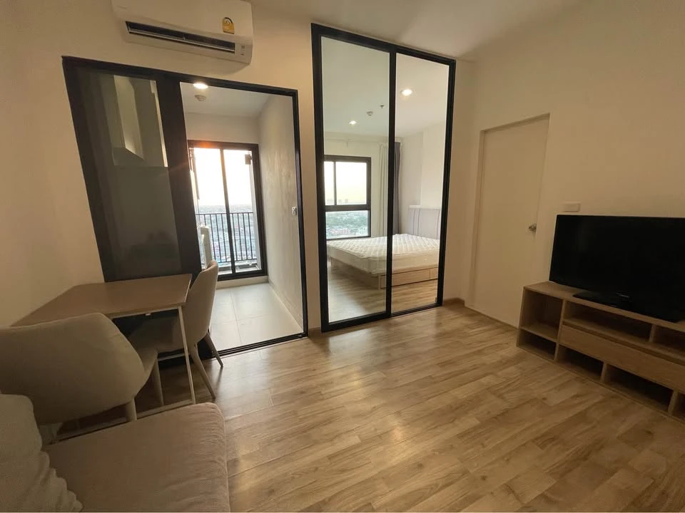 ให้เช่าคอนโด Niche Mono Charoen Nakorn ห้องกั้นแยกเป็นสัดส่วน แบ่งโซนลงตัว ราคาคุ้ม จองเลย อย่ารอช้า