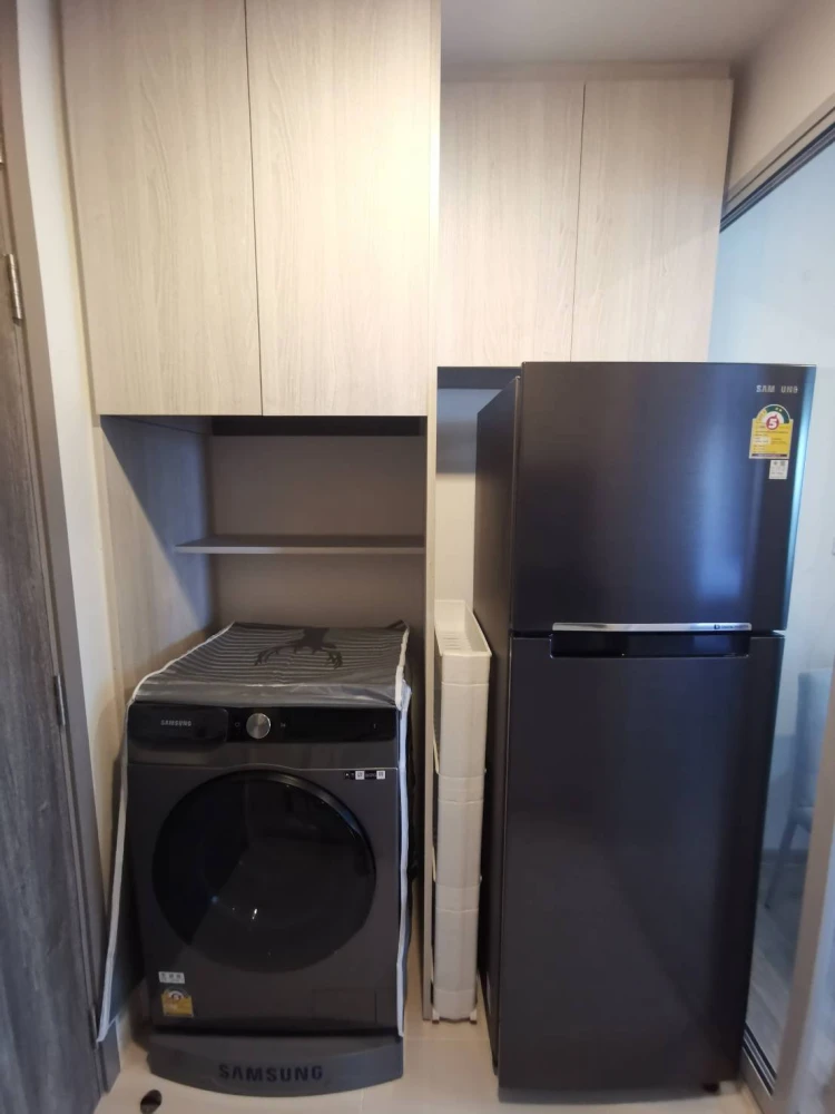 ให้เช่าคอนโด Niche MONO Ramkhamhaeng ห้องพร้อมอยู่ เฟอร ์เครื่องใช้ไฟฟ้าครบ ลากกระเป๋าเข้าอยู่ได้เลย