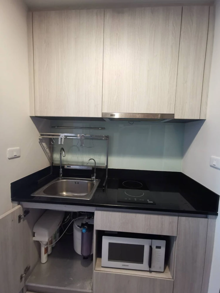 ให้เช่าคอนโด Niche MONO Ramkhamhaeng ห้องพร้อมอยู่ เฟอร ์เครื่องใช้ไฟฟ้าครบ ลากกระเป๋าเข้าอยู่ได้เลย