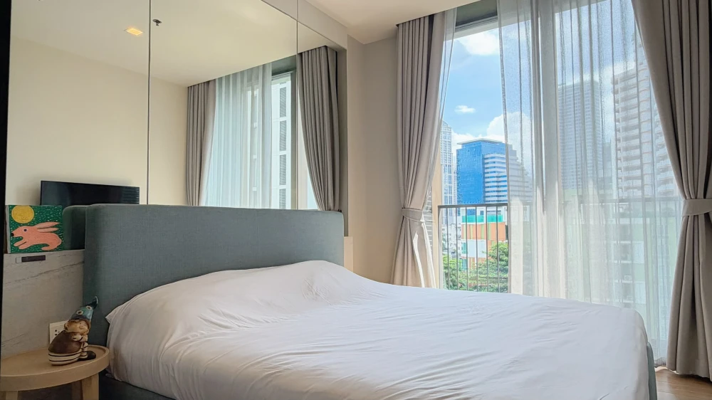 ให้เช่าคอนโด  NOBLE AROUND SUKHUMVIT 33 ห้องมุมขนาดใหญ่ ชั้น 7 วิวสวน มุมมองโปร่ง ไม่ Block มาจองเลย