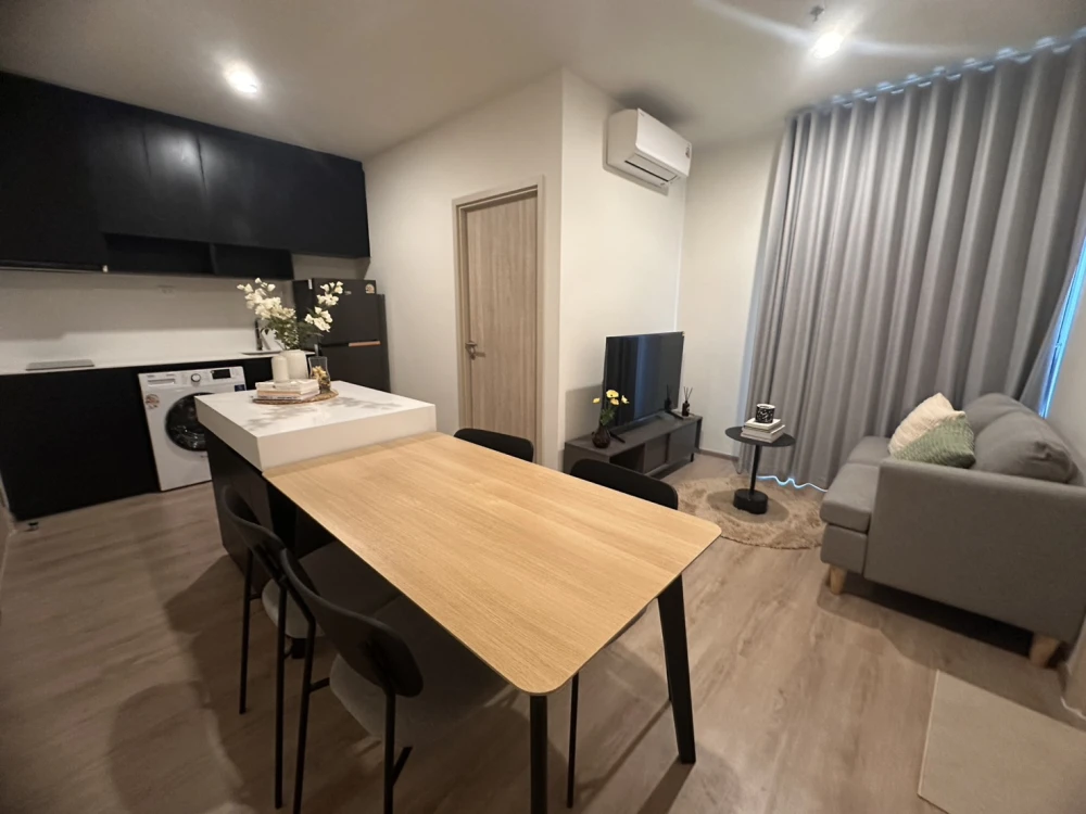 ให้เช่าคอนโด Noble Nue District R9 ห้องแต่งพร้อมอยู่ เฟอร์ เครื่องใช้ไฟฟ้าครบ ลากกระเป๋าเข้าอยู่ได้เลย อย่าพลาด