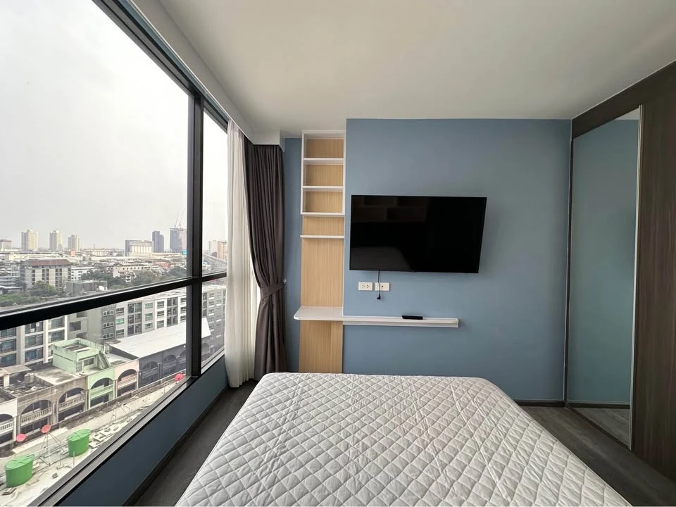 ให้เช่าคอนโด Origin ลาดพร้าว-บางกะปิ ห้องแต่งน่าอยู่บิ้วอินท์อย่างดี ราคาอย่างโดน รีบมาจองได้แล้ววันนี้ อย่ารอช้า