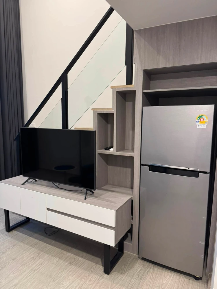 ให้เช่าคอนโด Origin Plug & Play Ramkhamhaeng Triple StationDuplex 2 ชั้น เฟอร์นิเจอร์และเครื่องใช้ไฟฟ้าครบ พร้อมเข้าอยู่