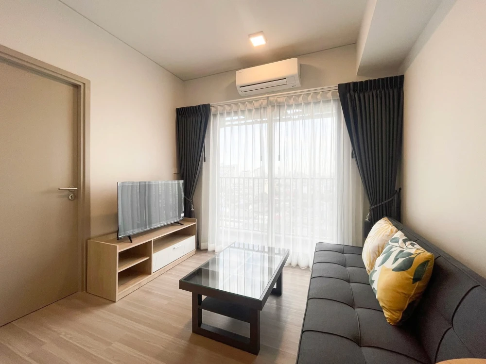 ให้เช่าคอนโด Quintara MHy’Den Pho Nimit ห้องพร้อมอยู่ เฟอร์ เครื่องใช้ไฟฟ้าครบ มาแต่ตัวเข้าอยู่ได้เลย