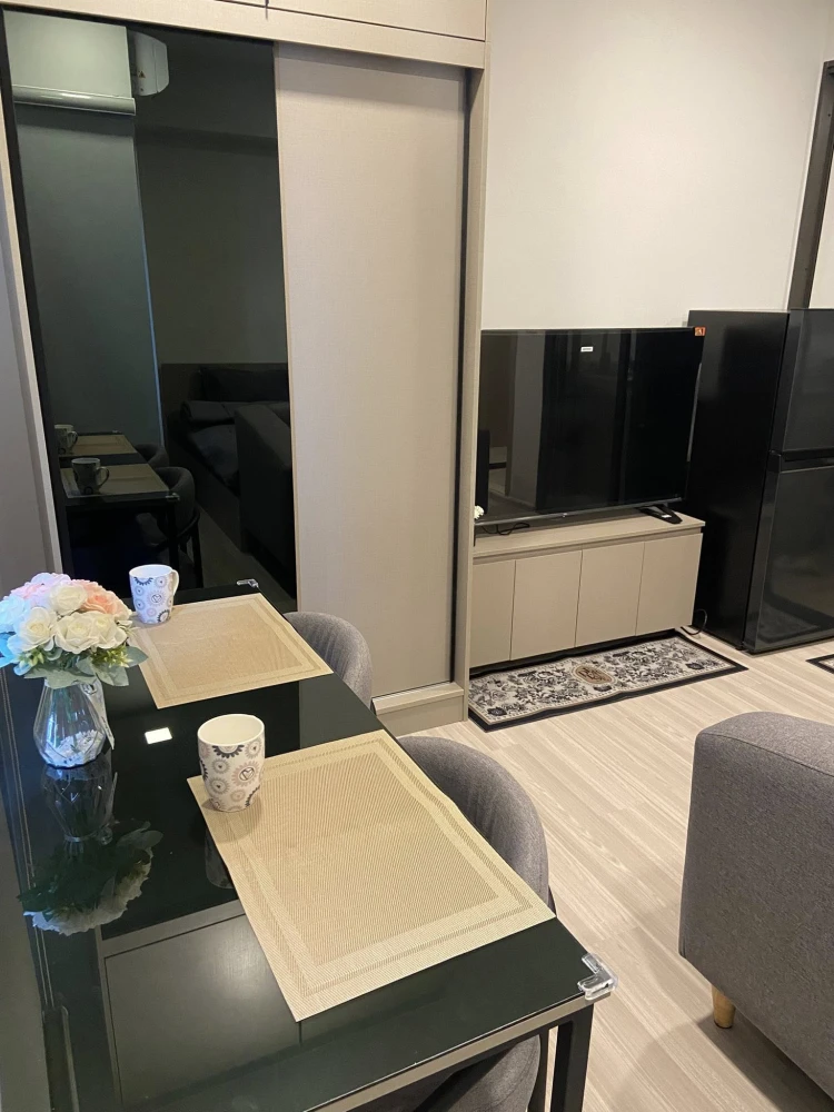 ให้เช่าคอนโด Quintara MHy'Den Pho Nimit ห้องสตูดิโอ ชั้น18 เฟอร์นิเจอร์ครบ ลากกระเป๋าเข้าอยู่ได้เลย