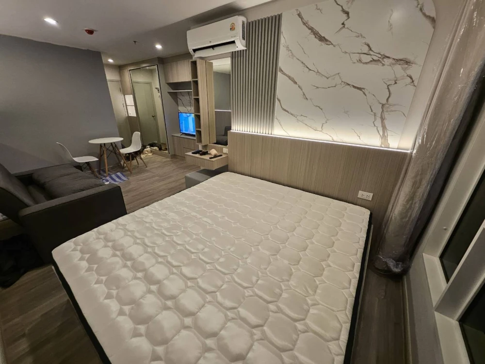 ให้เช่าคอนโด Regent Home บางนา ชั้น 23 วิวโล่ง Built-in สวยสไตล์ Cosy Japandi ทั้งห้อง รีบย้าย