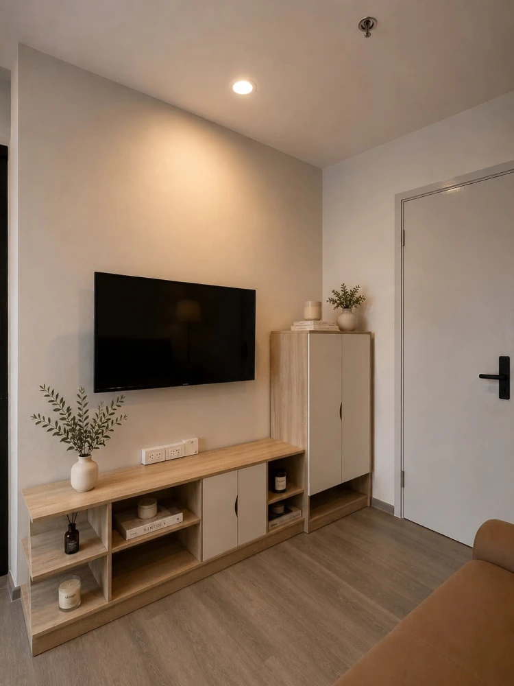 ให้เช่าคอนโด  Regent Home วุฒากาศ ห้องแต่งสวย น่าอยู่ เฟอร์นิเจอร์+เครื่องใช้ไฟฟ้าครบพร้อมอยู่ มาจองเลย