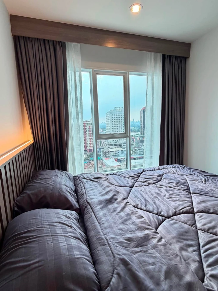 ให้เช่าคอนโด Regent Home Bangna ชั้นสูง วิวแม่น้ำสวย เฟอร์นิเจอร์บิวท์อินครบ พร้อมเข้าอยู่ มาจองเลย