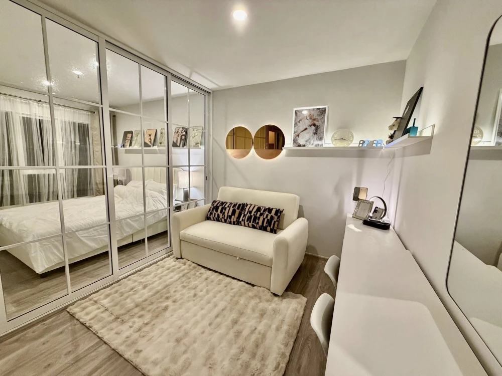 ให้เช่าคอนโด Regent Home Bangna ห้องกั้นแยกอย่างดี แต่งครบพร้อมอยู่ คุณต้องรีบมาจอง