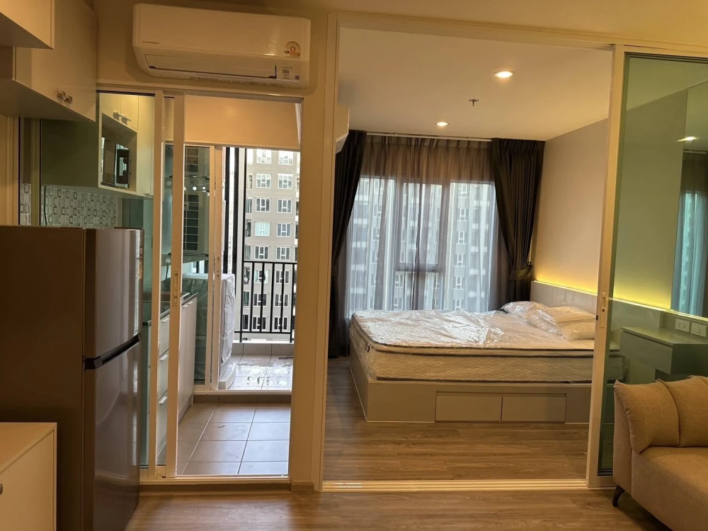 ให้เช่าคอนโด  Regent home Bangna ห้องกั้นแยกเป็นสัดส่วน แต่งพร้อมอยู่ สะดวกครบจบที่นี่ มาจองเลย อย่าพลาด