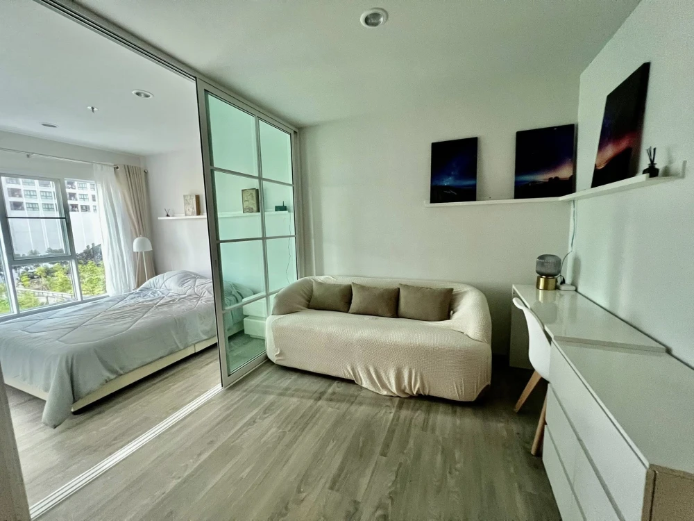 ให้เช่าคอนโด Regent Home Bangna ห้องพร้อมอยู่ แต่งครบจบที่เดียว ลากกระเป๋าเข้าอยู่ได้เลย อย่ารอช้า