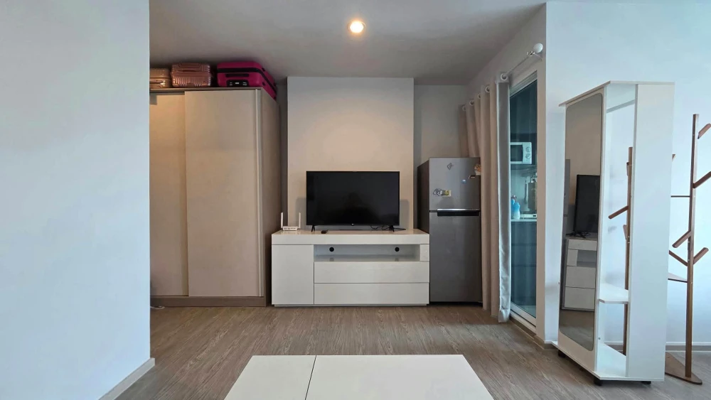 ให้เช่าคอนโด  Regent Home Bangna ห้องสตูดิโอ ชั้น 7  ห้องวิวโล่ง เฟอร์นิเจอร์ + เครื่องใช้ไฟฟ้าครบ พร้อมเข้าอยู่