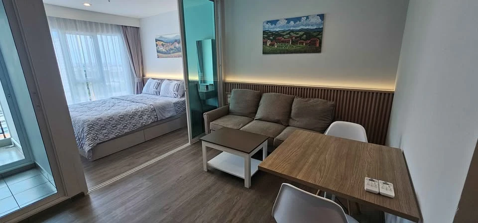 ให้เช่าคอนโด Regent Home Bangna ห้องสวย เฟอร์นิเจอร์ & เครื่องใช้ไฟฟ้าครบเซ็ต พร้อมเข้าอยู่ได้แล้ววันนี้ อย่ารอช้า