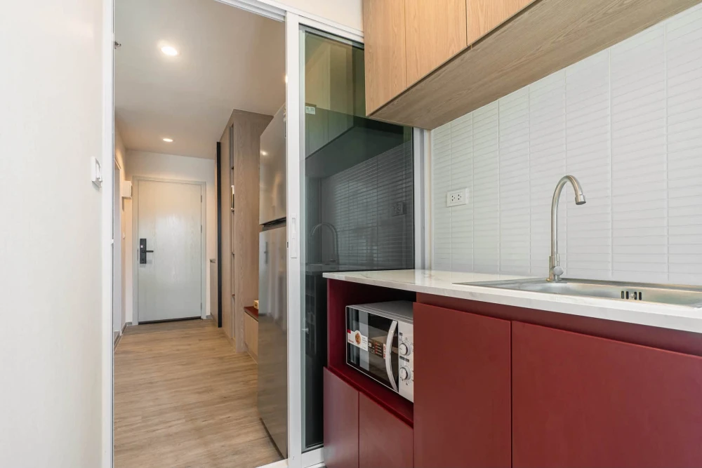 ให้เช่าคอนโด Regent Home Bangna ห้องแต่งน่าอยู่ เฟอร์ เครื่องใช้ไฟ้าครบ ลากกระเป่าเข้าอยู่ได้เลย อย่าพลาด
