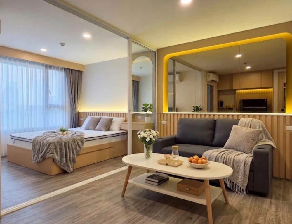 ให้เช่าคอนโด Regent Home Bangna ห้องแต่งพร้อมอยู่ บิ้วอินท์อย่างดี ราคาอย่างโดน รีบมาจองเลย อย่าพลาด