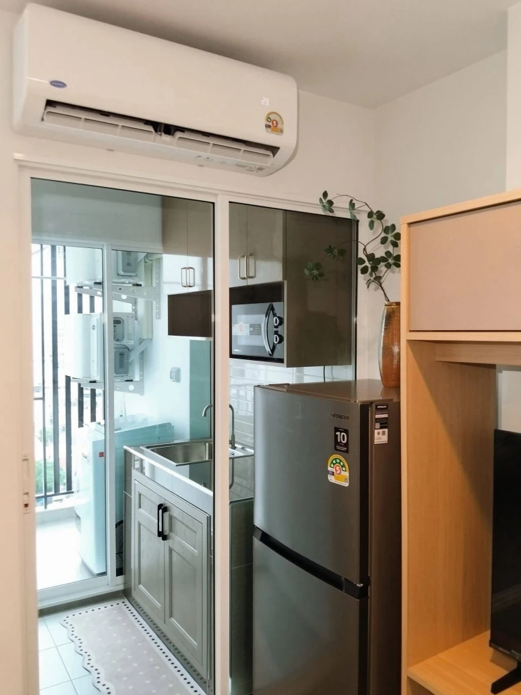 ให้เช่าคอนโด Regent home Bangna ห้องแต่งพร้อมอยู่ เฟอร์ เครื่องใช้ไฟฟ้าครบ มาจับมาจองได้แล้ววันนี้