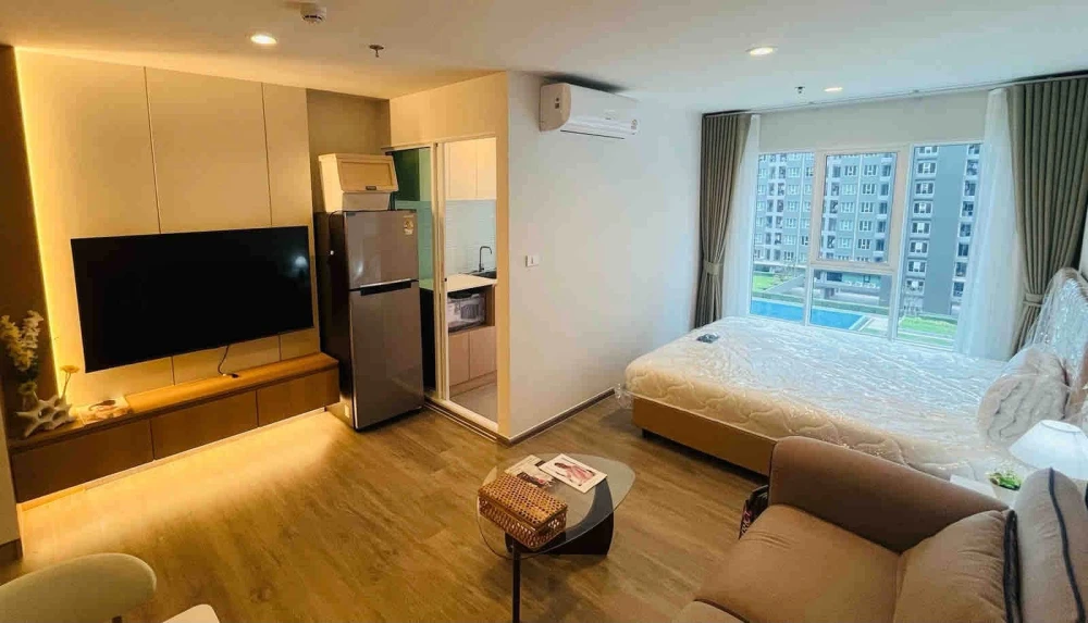 ให้เช่าคอนโด Regent Home Bangna ห้อง minimal cozy Luxury Living มาพร้อมสิ่งอำนวยความสะดวกครบ จองเลย