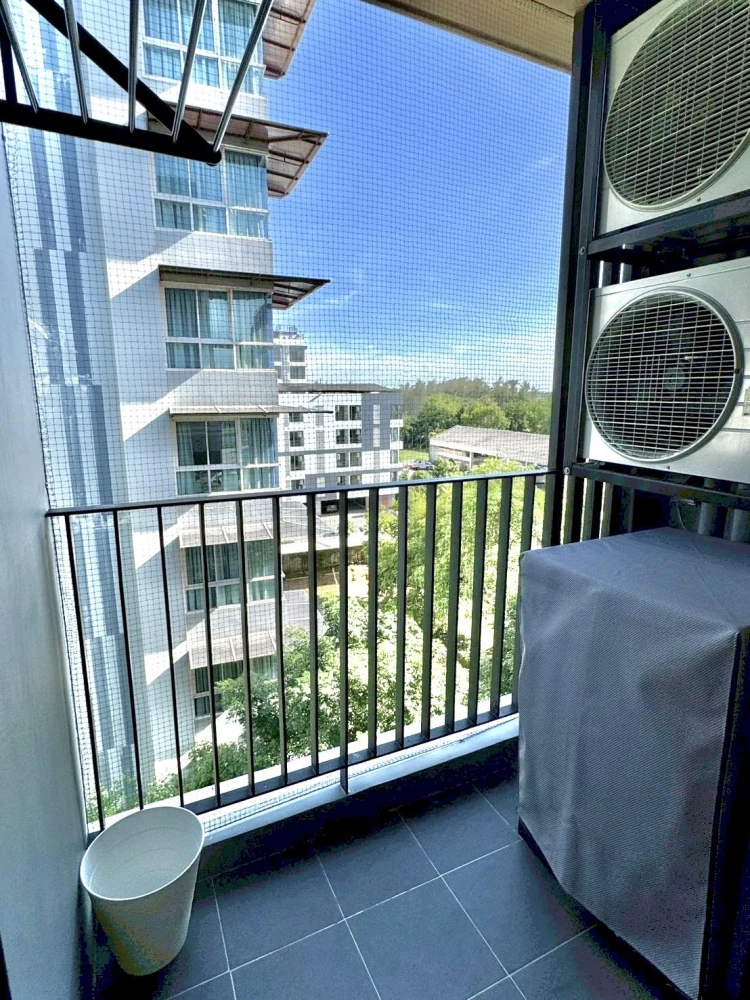 ให้เช่าคอนโด Salaya One Residence ห้องกว้างขวาง พื้นที่ใช้สอยจุใจ  เฟอร์+เครื่องใช้ไฟฟ้าครบ หิ้วกระเป๋าเข้าอยู่ได้เลย