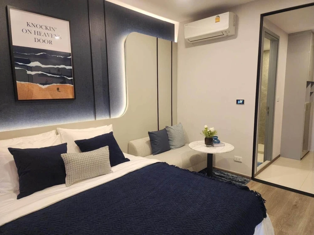 ให้เช่าคอนโด  Soho bangkok ratchada  ชั้น 7 Simplex 26 ตร.ม build in ครบ สวย  พร้อมเข้าอยู่ จองเลย