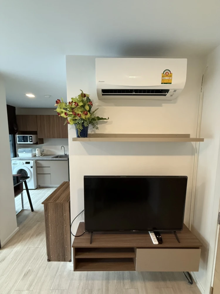 ให้เช่าห้องสวย Kave Condo ตกแต่งครบ สวย เรียบง่าย ห้องแบบหน้ากว้าง Exclusive ให้ทุกอย่างครบ ตึก A เด