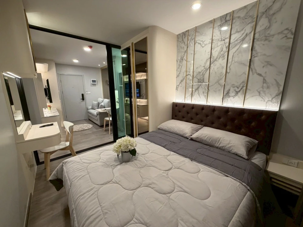 ให้เช่าห้องแต่งหรู Build-in จัดเต็ม คอนโด Regent Home วุฒากาศ  ชั้น 16 ตึก A วิวนอก มองเห็นองค์พระสวยงาม จองเลย