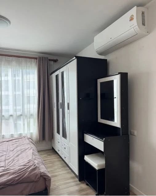 ให้เช่า ขาย dcondo Campus Resort Rangsit 2 ห้องชั้น 4 เฟอร์นิเจอร์ครบครัน วิวเมืองสวย จองเลย