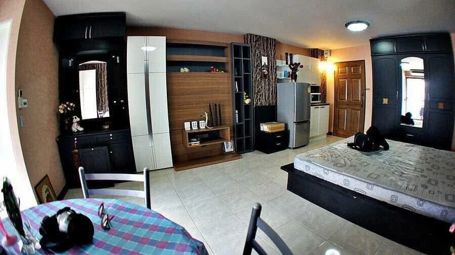 ให้เช่า คอนโดฌ็องเซลิเซ่ ติวานนท์  ตึก E ชั้น 6 32 ตรม ้ฟอร์+เครื่องใช้ไฟฟ้าครบชุด ราคาดี จองเลยจ้า