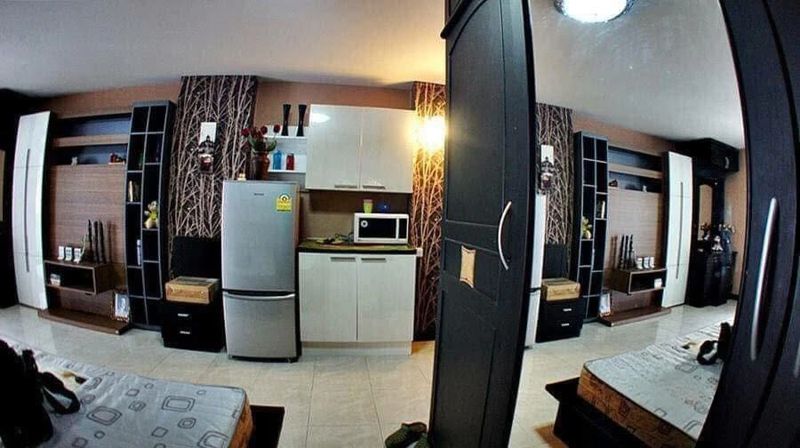 ให้เช่า คอนโดฌ็องเซลิเซ่ ติวานนท์  ตึก E ชั้น 6 32 ตรม ้ฟอร์+เครื่องใช้ไฟฟ้าครบชุด ราคาดี จองเลยจ้า