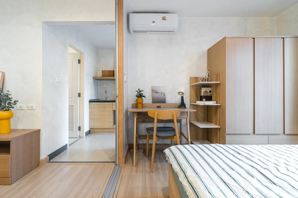 ให้เช่า คอนโดเดอะนิช ไอดี เสรีไทย ห้องวิวสระแนวยาว วิวโล่ง + ยอดไม้สีเขียวสวยงาม ราคาคุ้ม คุณต้องจองเลย