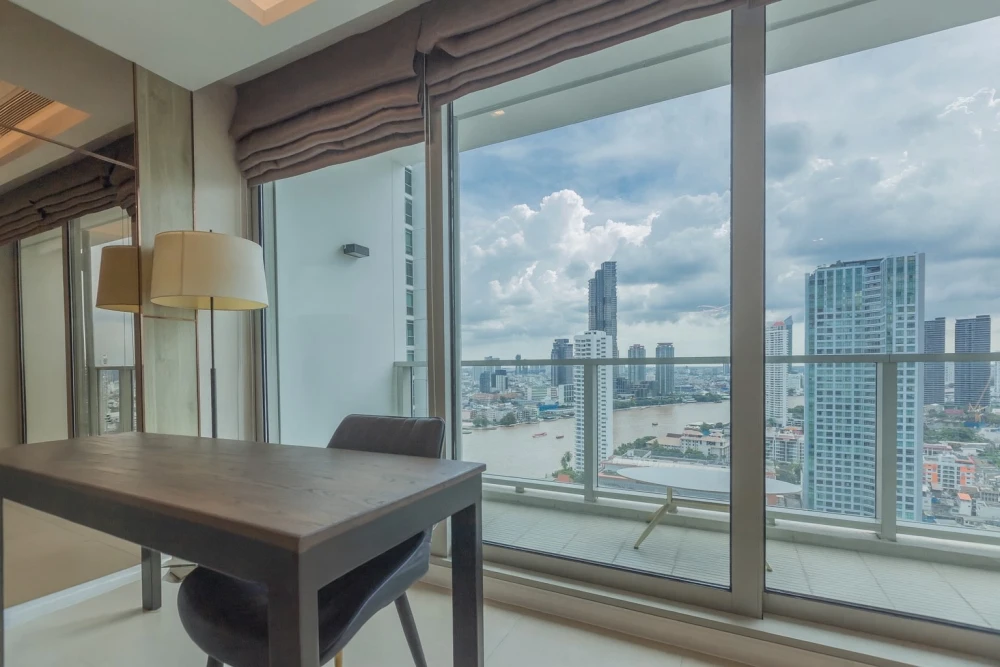 ให้เช่า!! คอนโด คอนโด เดอะ ริเวอร์ ชั้น 28 ห้องตกแต่งแบบเรียบหรูราคาดี พร้อมเข้าอยู่ รีบจองเลยจ้า!!