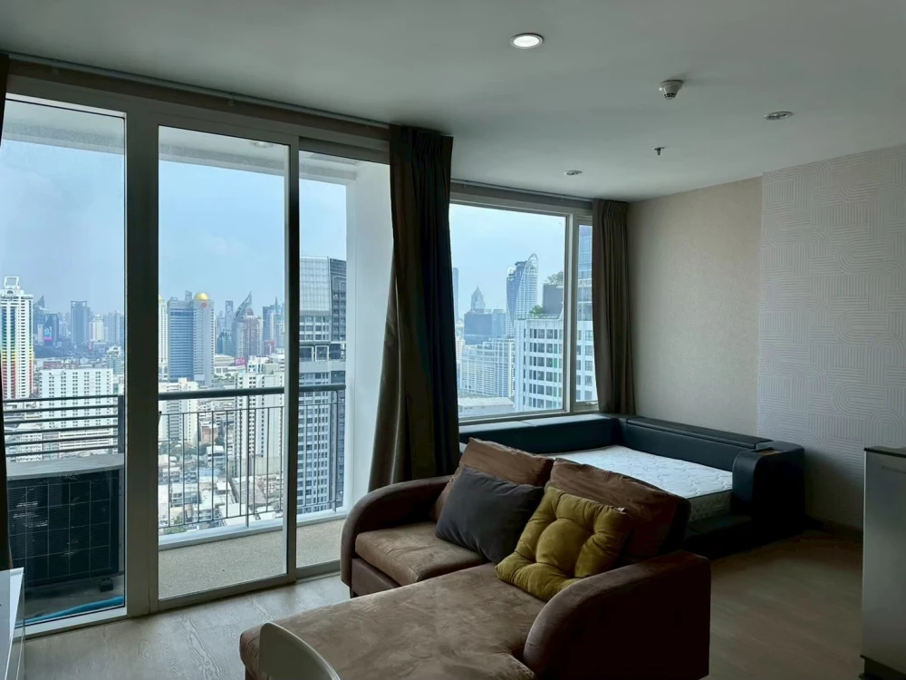 ให้เช่า คอนโด วิลล่า ราชเทวี ชั้นสูง วิวเมืองแจ่มๆ ห้อง STUDIO ตกแต่งครบครัน พร้อมเข้าอยู่ จองเลยจ้า