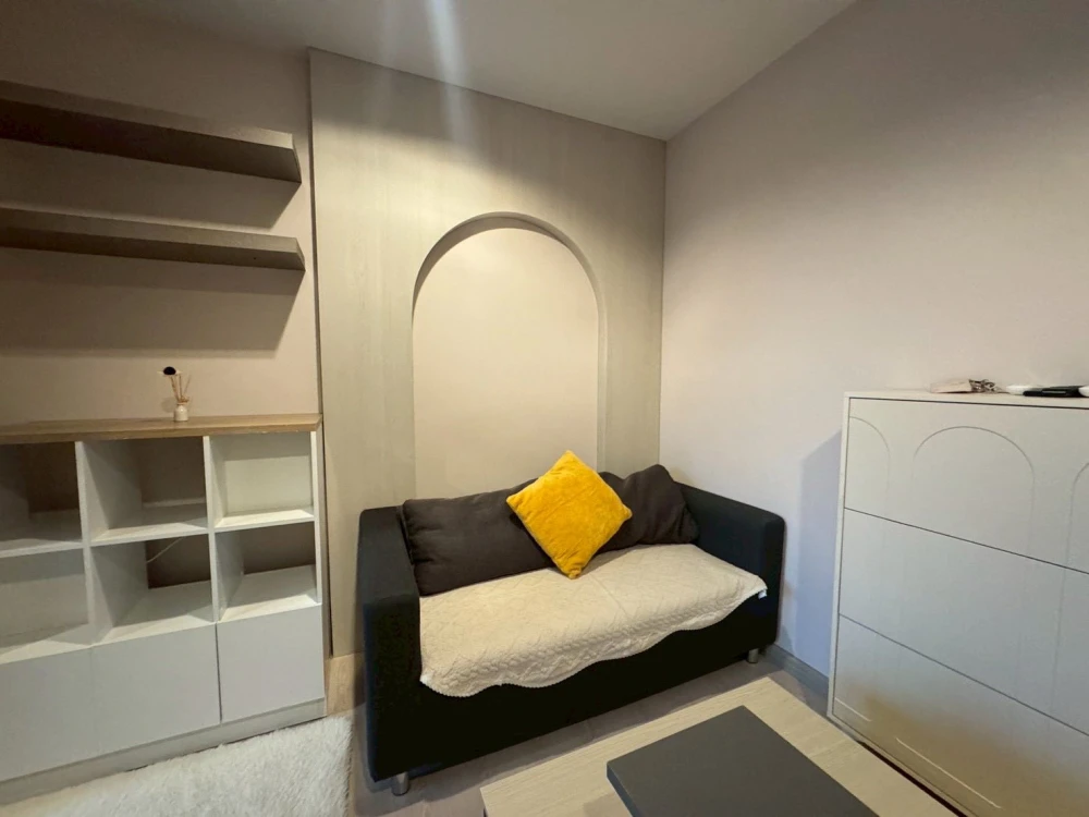 ให้เช่า คอนโด สกายไลน์ รัตนาธิเบศร์ ห้องพร้อมอยู่ เฟอร์ เครื่องใช้ไฟฟ้าครบ ลากกระเป๋าเข้าอยู่ได้เลย จองด่วน