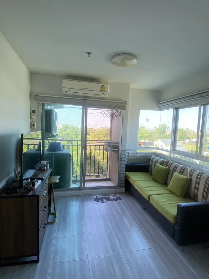 Condo for rent, The Parkland Lite Sukhumvit-Paknam. Nice, spacious corner unit with complete amenities. Book now!