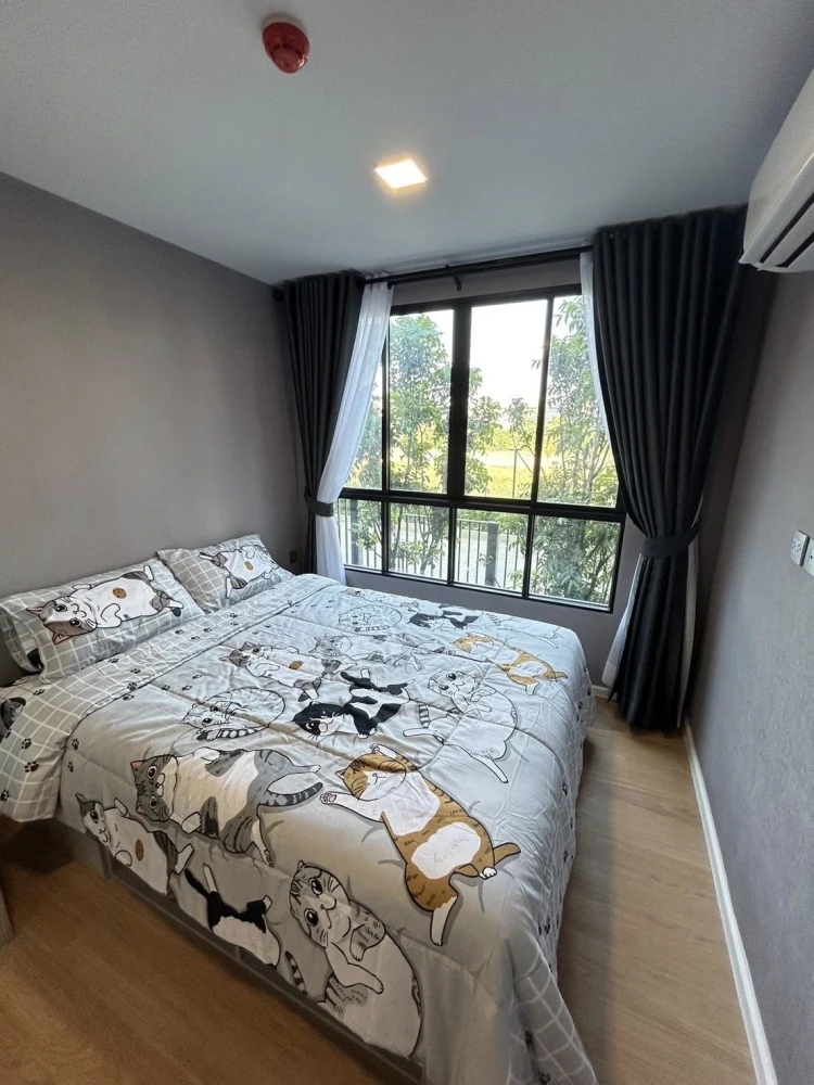 ให้เช่า คอนโด แอทโมซ คาแนล รังสิต ห้อง One Bedroom Exclusive ชั้น 2 วิวด้านนอก พร้อมเข้าอยู่ รีบย้าย