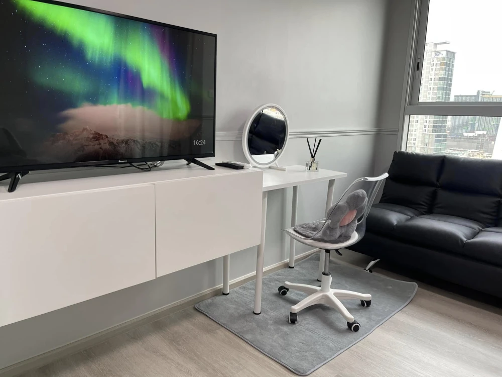 ให้เช่า คอนโด ไอดีโอ จรัญฯ 70 - ริเวอร์วิว ห้องน่าอยู่ เฟอร ์เครื่องใช้ไฟฟ้าครบครัน รีบมาจองเลยจ้า