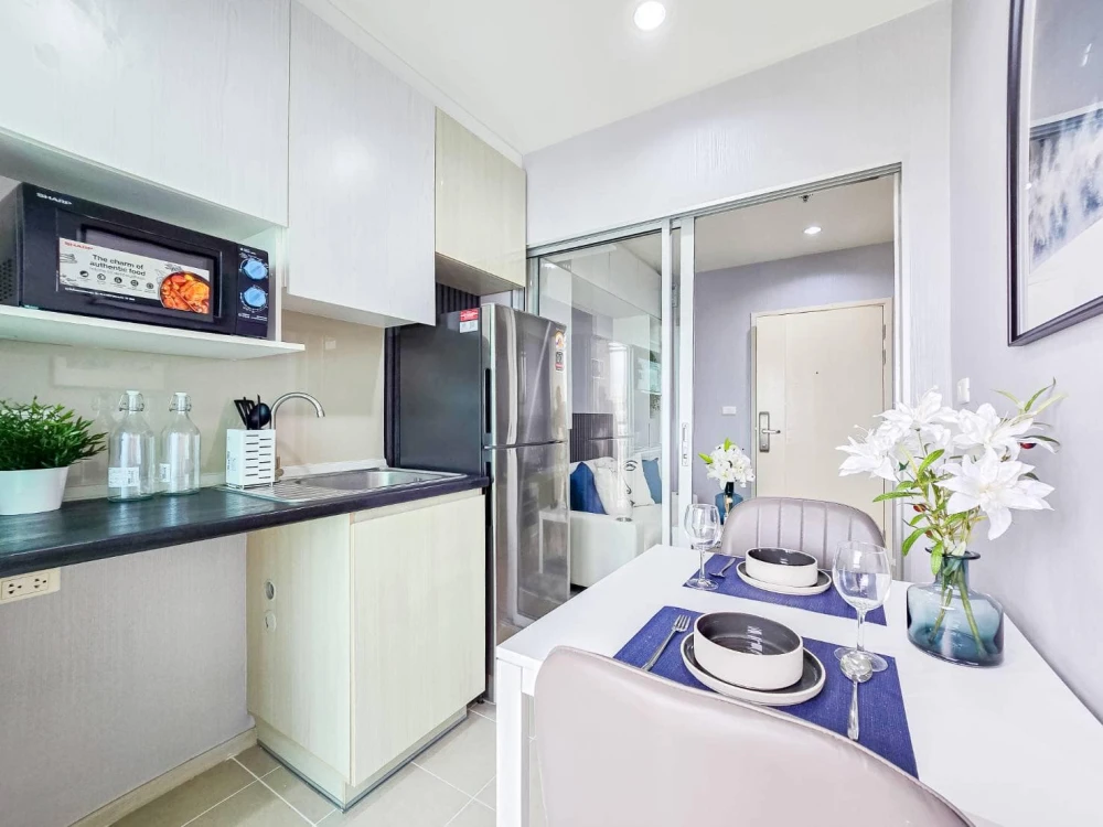 ให้เช่า คอนโด Aspire Sathorn-Taksin (Timber Zone) ชั้น 20 ได้วิวสูง Fully Furnished ต้องรีบมาจองเลย