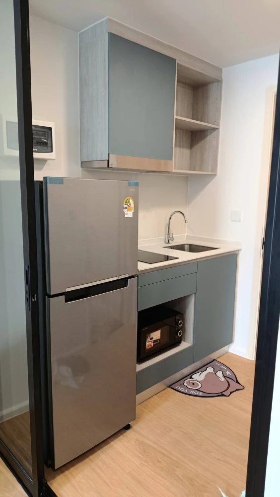 ให้เช่า คอนโด Atmoz kanaal rangsit ห้องพร้อมอยู่ เฟอร์ เครื่องใช้ไฟฟ้าครบ มาแต่ตัวเข้าอยู่ได้เลย มาจองด่วนๆ