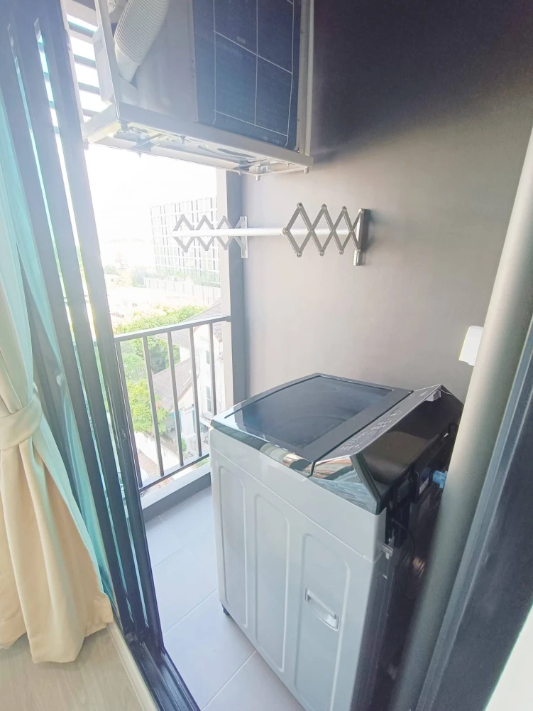 ให้เช่า คอนโด Atmoz Oasis Onnut ห้องพร้อมอยู่ เฟอร์ เครื่องใช้ไฟฟ้าครบ ลากกระเป๋าใบเดียวเข้าอยู่ได้เลย