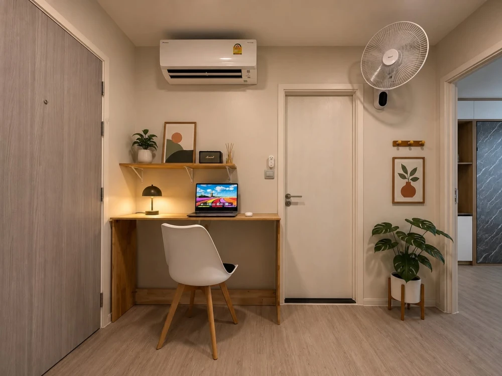 ให้เช่า คอนโด Atmoz Tropicana Bangna ห้องมุม วิวต้นไม้ ร่มรื่น เป็นส่วนตัว ห้องเงียบสงบ ลมถ่ายเทดีมาก จองเลย