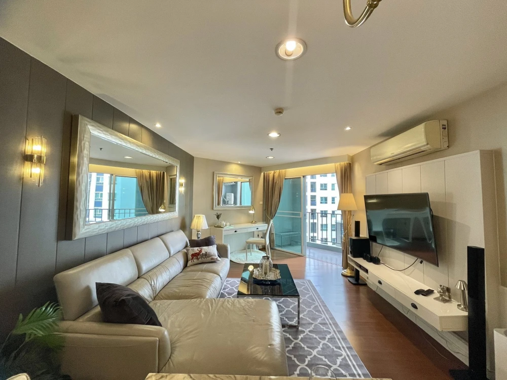 For rent: Belle Grand Rama9 condo. Beautifully decorated unit with high-quality built-in furniture. You'll want to book quickly before you miss this o