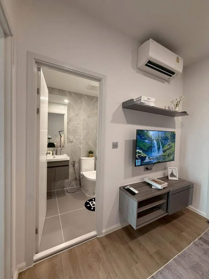 ให้เช่า คอนโด Modiz Rhyme Ramkhamhaeng ห้องพร้อมอยู่ เฟอร ์เครื่องใช้ไฟฟ้าครบ มาจองเลย อย่าพลาดเด็ดขาด