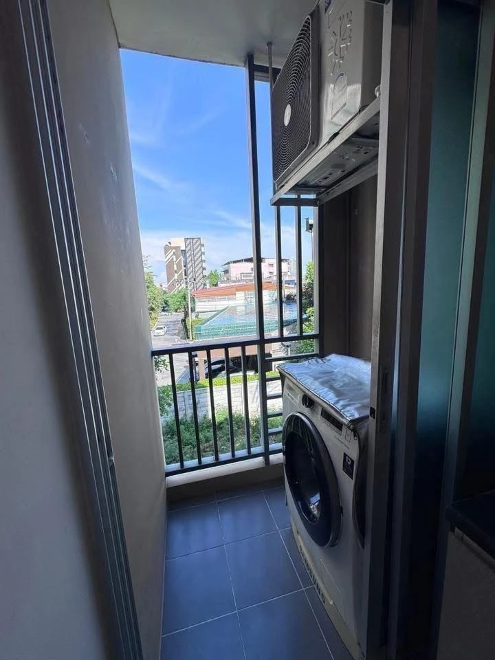 ให้เช่า คอนโด Niche id Sukhumvit 113 ห้องพร้อมอยู่ เฟอร์ครบเครื่องใช้ไฟฟ้าพร้อมดีแบบนี้รีบจองเลย